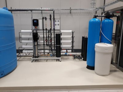 Stacja przygotowania wody w lakierni 
